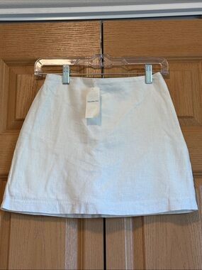 Abercrombie & Fitch Linen/Cotton blend mini skirt XS